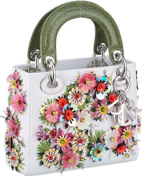 dior floral tote bag|original christian Dior tote bag.